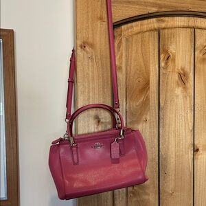 Coach Pink Leather Bag